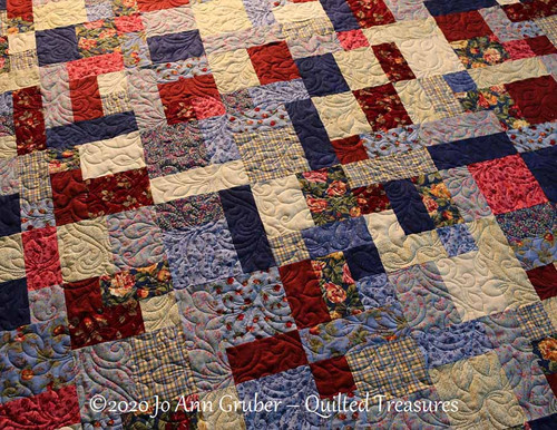 Computerized Quilting Pattern Falling For You Edge-to-Edge