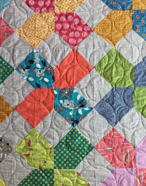 Computerized Quilting Pattern Champagne Bubbles Edge-to-Edge