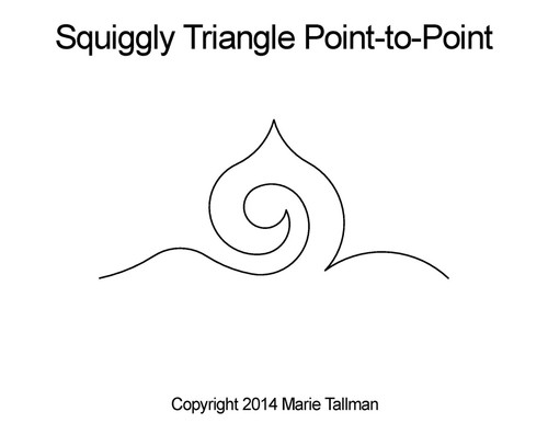 Marie Tallman, Squiggly Triangle Point to Point