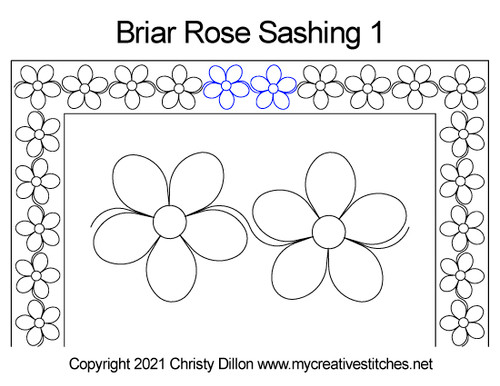 Briar Rose Sashing 1