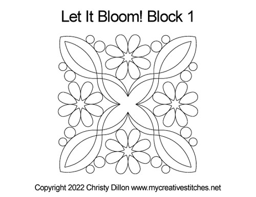 Let it Bloom! Block 1