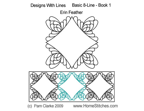 Erin feathers digital quilting ideas