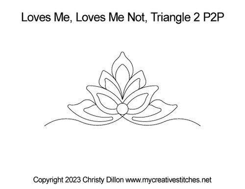 Loves Me Loves Me Not Triangle 2 Point-to-Point
