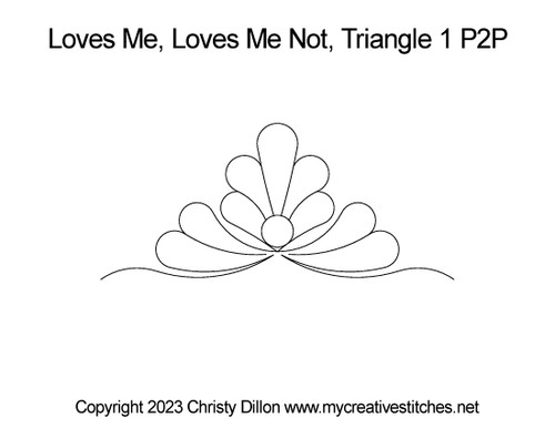 Loves Me, Loves Me Not, Triangle 1 Point-to-Point,