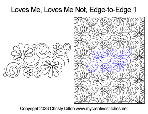 Loves Me, Loves Me Not, Edge-to-Edge 1