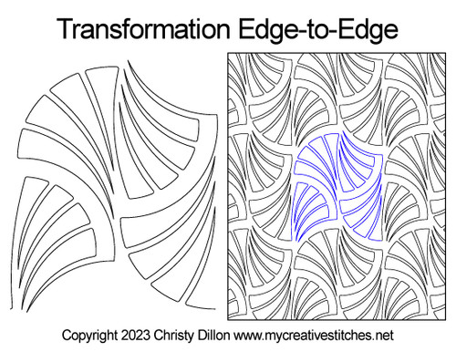 Transformation Edge-to-EdgeContemporary, modern, optical illusion edge-to-edge