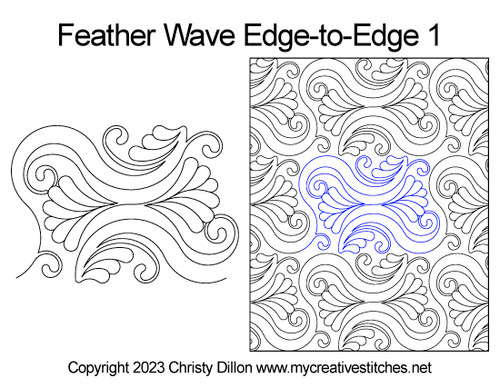 Feather Wave Edge-to-Edge 1