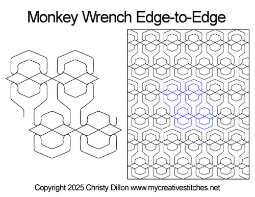 Geometric, neutral, diamond, quick and easy