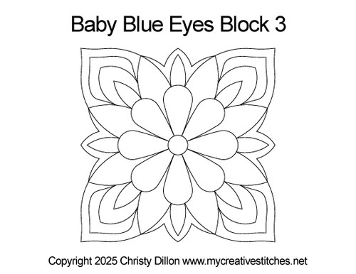 Flower, floral, eight petal, daisy, modern, contemporary, echo