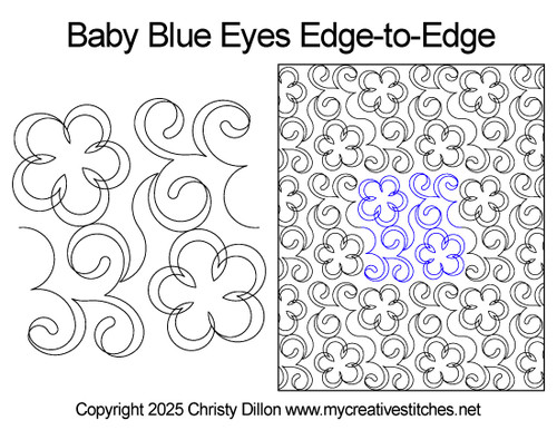 Swirls, flowers, modern, contemporary, quick and easy