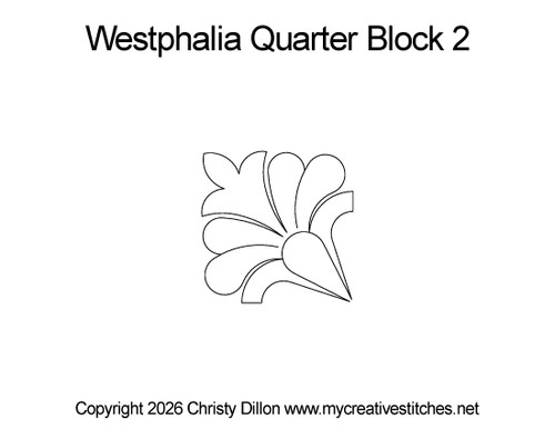 Small block, quarter block, feathers