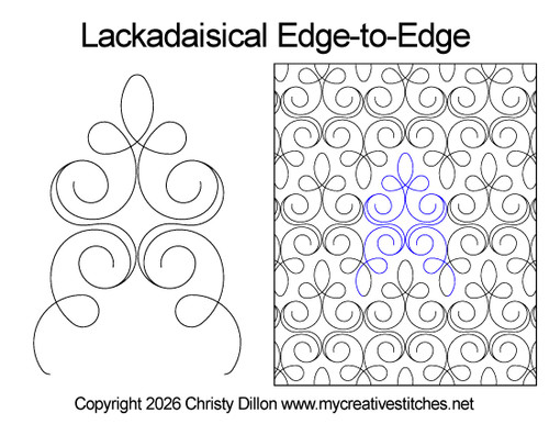 Lackadaisical Edge-to-Edge