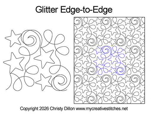Glitter Edge-to-Edge