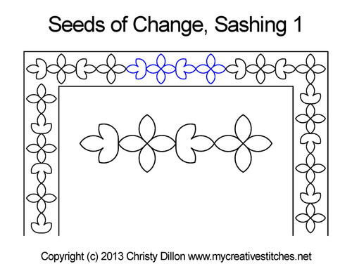 Seeds of Change, Sashing 1