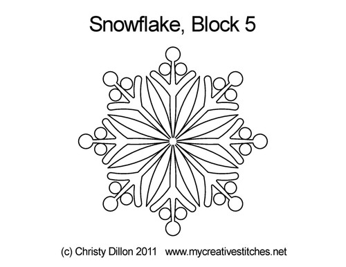 Snowflakes, Block 5