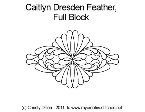 Caitlyn Dresden Feather, Full Block