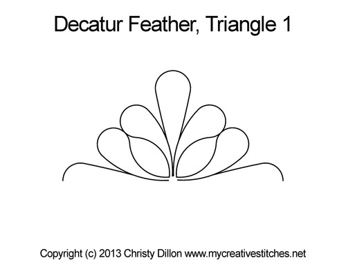 Decatur Feather, Triangle 1