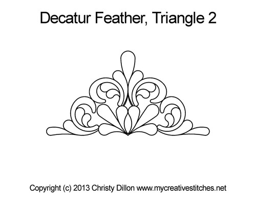 Decatur Feather Triangle 2