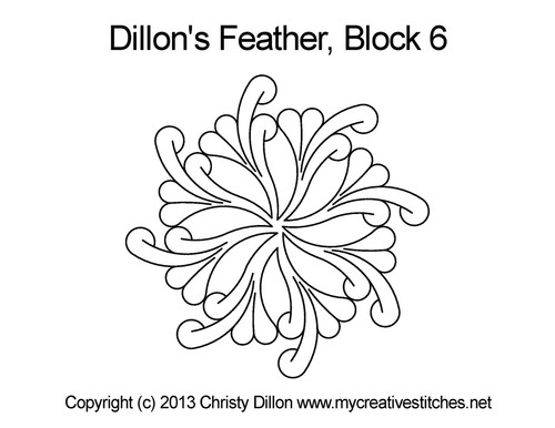 Dillon's Feather Block 6