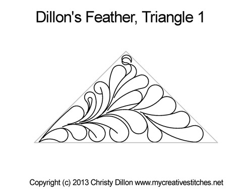 Dillon's Feather Triangle 1
