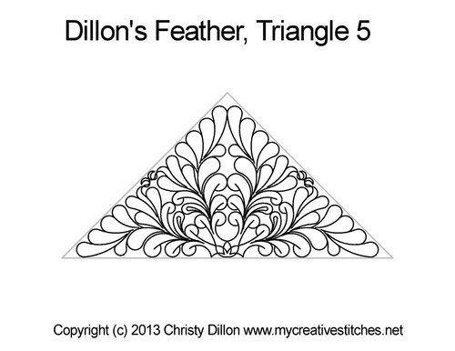 Dillon's Feather Triangle 5