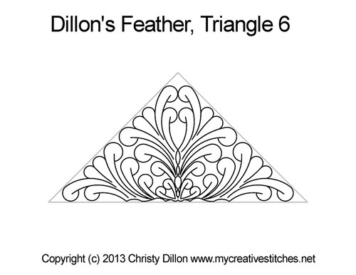Dillon's Feather Triangle 6