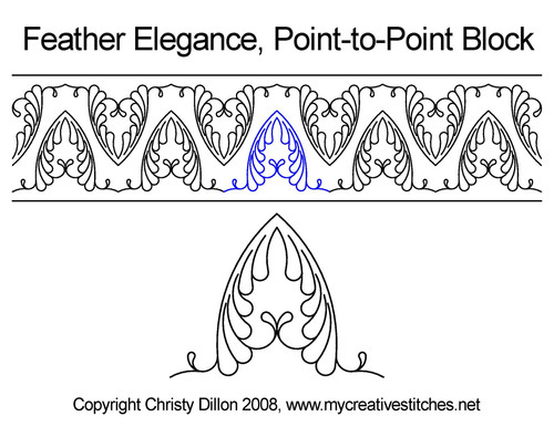 Feather Elegance Point-to-Point Block