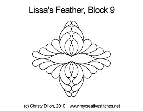 Lissa's Feather Block 9