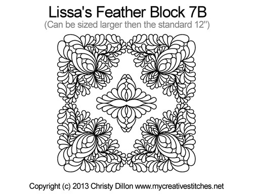 Lissa's Feather Block 7B