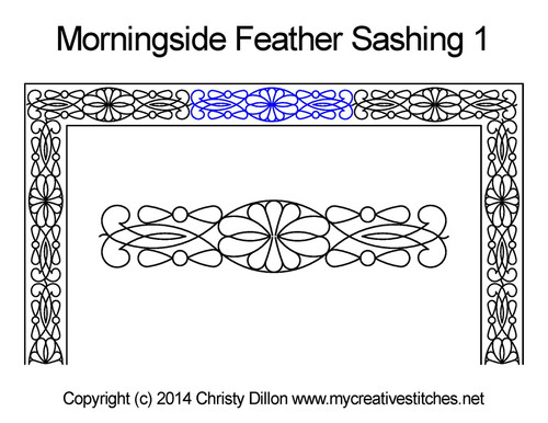 Morningside Feather Sashing 1