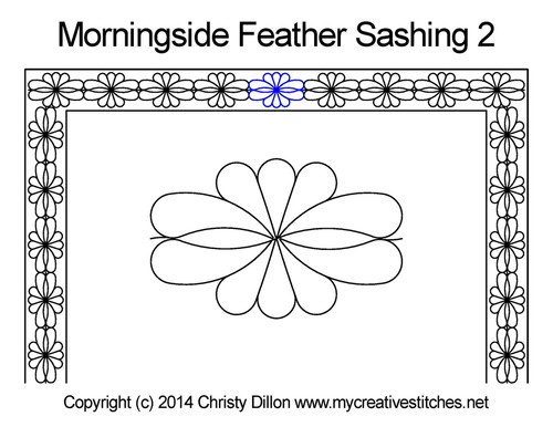 Morningside Feather Sashing 2