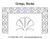 Ginkgo Leaf Border quilting designs