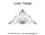 Lovely quilting design for triangle