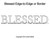 Janet Seiber "Blessed" Edge-to-Edge or Border