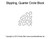 Stippling Circle Quarter Block