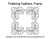 Fluttering Feathers Frame quilt design