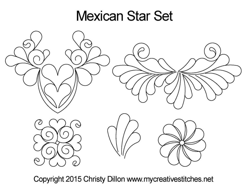 Block Specific - Mexican Star - My Creative Stitches