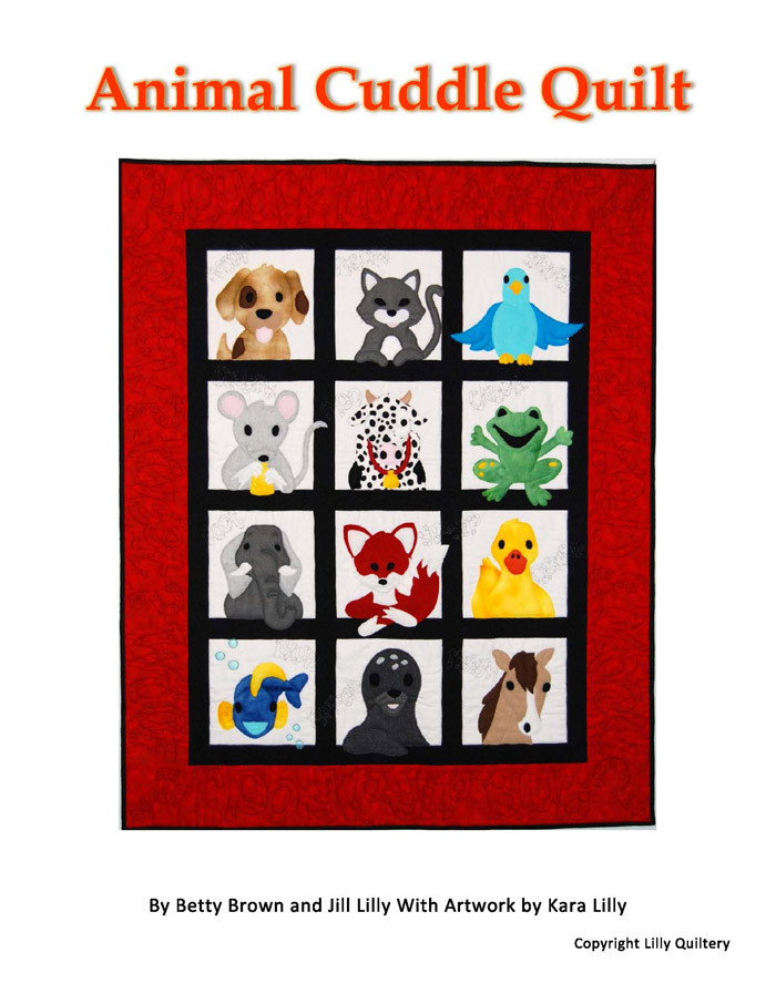 Animal Cuddle Quilt Kit Animal Quilt Print For Sale