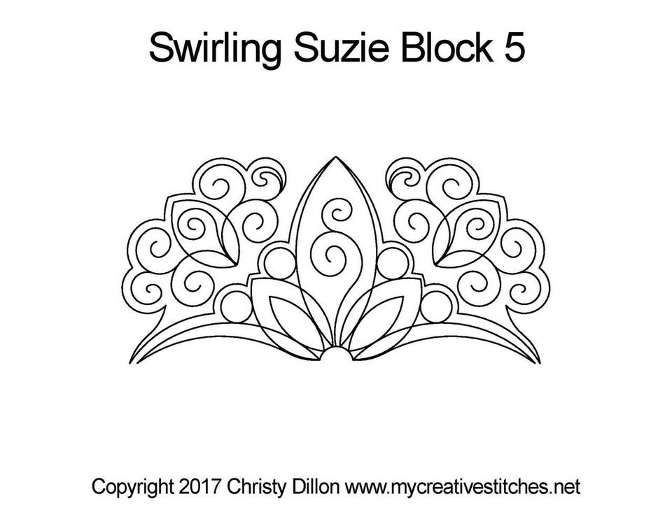 Swirling Suzie 45 Degree Diamond Quilt Block For Sale