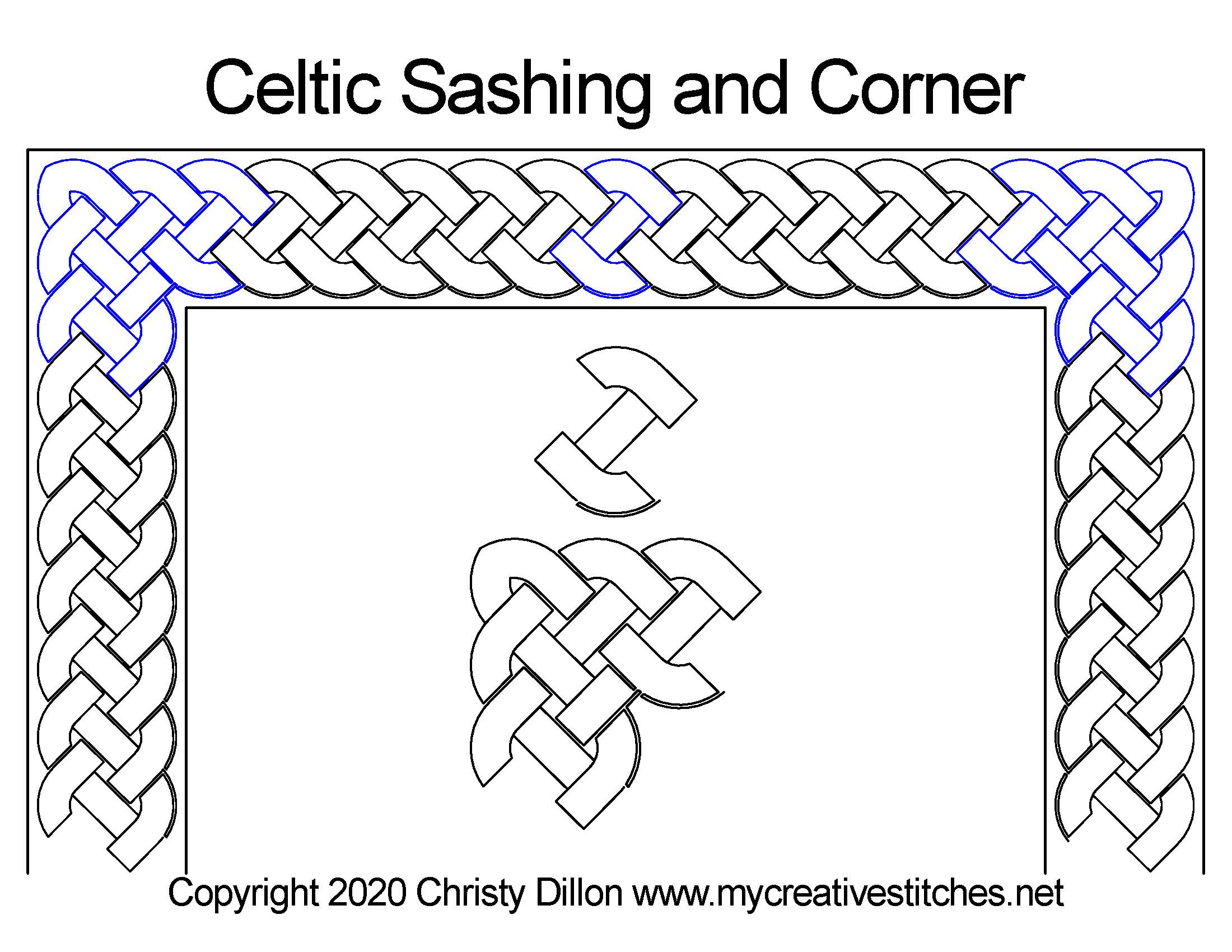 celtic knot border corner