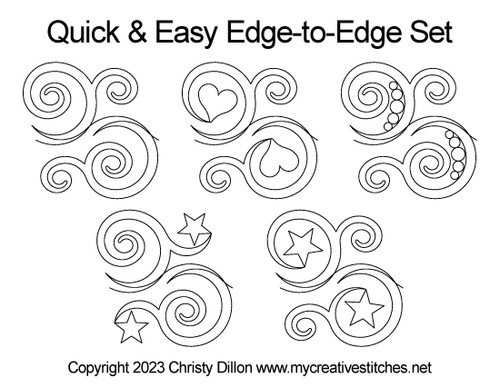 Quick &amp; Easy Edge-to-Edge Set