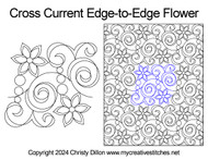 swirls, flowers, pearls, pebbles, quick and easy, digital pantograph for computerized longarms