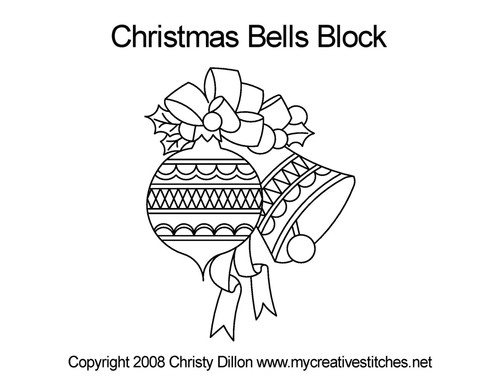 Christmas Bells, Block - My Creative Stitches