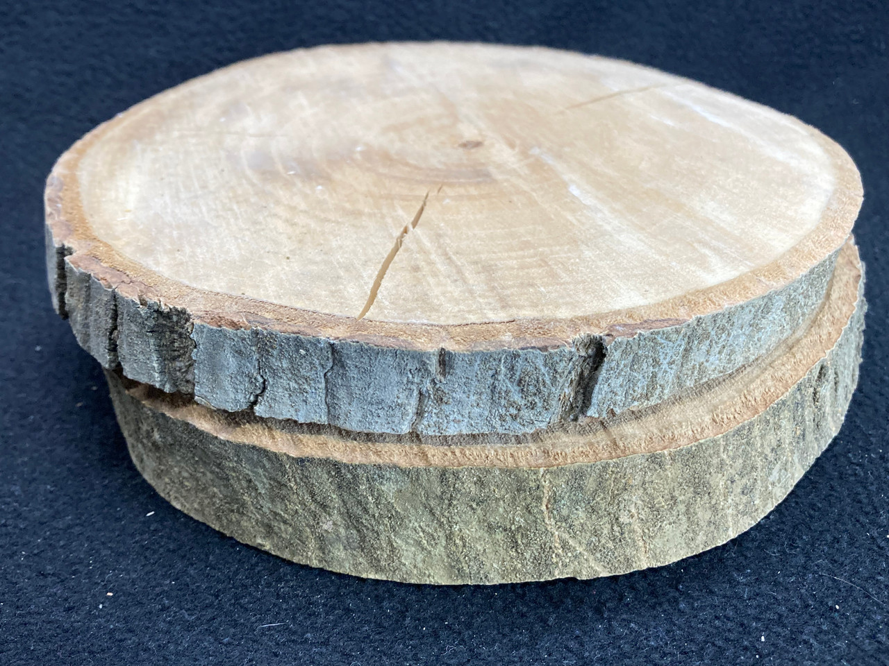 Walnut Wood Trivet Hot Plate Holder Natural Rough Cut Single