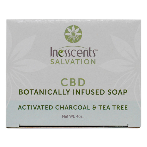 CBD Botanically Infused Soap - Activated Charcoal & Tea Tree 