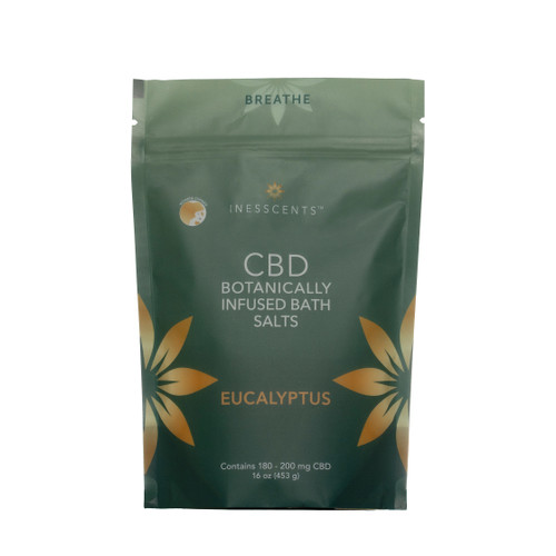 CBD Botanically Infused Bath Salts - Eucalyptus 16oz