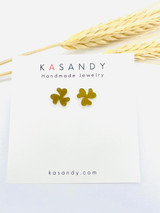 Stud Earrings | Flower - Gold | Made in Colombia