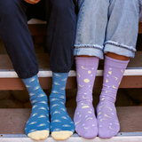 Conscious Step | Socks that Support Mental Health | Magical Moons | Pink