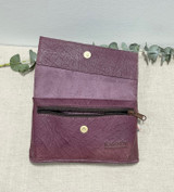 Belt Purse/Bag | Small | Plum | Genuine Leather | Handmade in Kenya