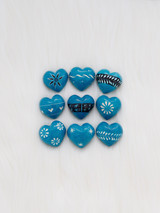 SoapStone Heart | Blue | Handmade in Kenya